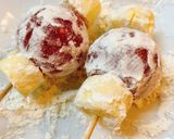 熱々♡ミニトマトとチーズの串揚げ作り方2写真