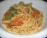 野菜た～っぷり✿　トマトとバジルのパスタ作り方7写真