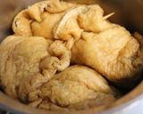 夕食お弁当♪鶏ミンチと糸こんにゃくの袋煮作り方7写真