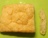 夕食お弁当♪鶏ミンチと糸こんにゃくの袋煮作り方1写真