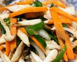 全てレンジゴボウ春雨のほも弁肉野菜炒め煮作り方12写真