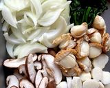 ベビーほたてと里芋のグラタン作り方1写真