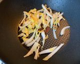 とびっこと白菜のクリームパスタ作り方2写真