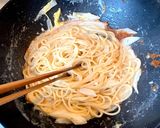 とびっこと白菜のクリームパスタ作り方5写真
