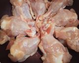 手羽元!酢でサッパリ煮!!作り方1写真