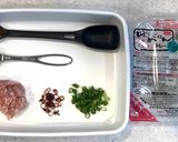 腎臓内科医考案減塩坦々☆おにぎらず作り方1写真