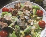 鯖水煮缶と アボカドの サラダ作り方8写真