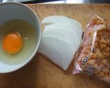 速攻丼ぶり朝ごはんにも☆天かす玉子丼作り方1写真