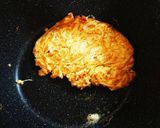インスタントラーメンでかに玉かた焼きそば作り方8写真