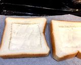 目玉焼きトースト　IH魚焼きグリル作り方2写真