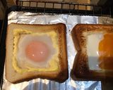 目玉焼きトースト　IH魚焼きグリル作り方5写真