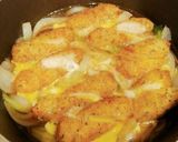 惣菜アレンジ！ささみフライの親子カツ丼作り方6写真