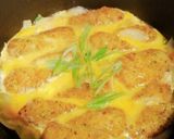 惣菜アレンジ！ささみフライの親子カツ丼作り方7写真