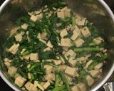 高野豆腐と春菊の中華風ピリ辛胡麻和え作り方5写真