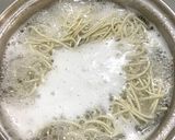 休みの日のランチはこれ！簡単山菜月見そば作り方2写真