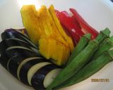 夏野菜☆爽やかなお豆腐ソースで作り方1写真