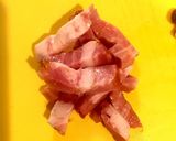 しいたけとベーコンの和風ペペロンチーノ作り方3写真