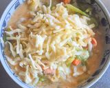 チョリソー入り豆乳チーズ辛ラーメン作り方8写真