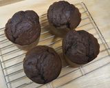 簡単♪生クリームでしっとりチョコマフィン作り方6写真