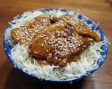 マヨネーズでこってり豚バラ丼作り方4写真