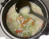 松阪の前島食堂風のとり野菜鍋作り方6写真