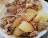 ワンパン✳豚肉とじゃがいもの鶏ガラ煮作り方8写真