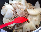お鍋ひとつでできる大根とひき肉あんかけ♬作り方3写真