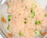 伊藤園野菜ジュースで♪サラダごはん作り方3写真