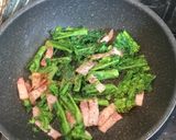 菜の花とベーコンのバターソテー作り方5写真