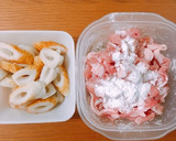 ご飯が進む！豚こまとちくわのオイマヨ炒め作り方1写真