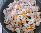 ご飯が進む！豚こまとちくわのオイマヨ炒め作り方3写真