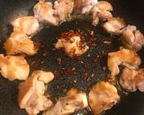 パクチーたっぷり鶏ももピリ辛レモン作り方5写真