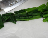 初午の日に。畑菜のからし和え稲荷作り方2写真