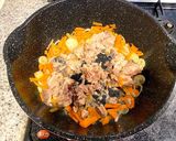 サバ缶で☆レタスチャーハン作り方3写真