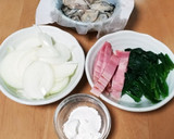 牡蠣とほうれん草のクリーム煮♪作り方3写真