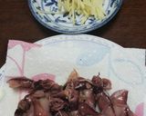 つくだ煮(ほたるいか、しょうがで)作り方1写真
