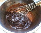 バレンタイン♡チョコとピスタチオのケーキ作り方3写真