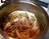 豚こまと白菜のあんかけうどん作り方2写真