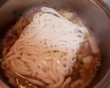 豚こまと白菜のあんかけうどん作り方4写真