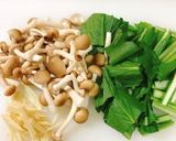 豚バラと小松菜のあんかけ焼きそば作り方1写真