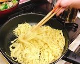 豚バラと小松菜のあんかけ焼きそば作り方8写真
