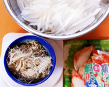 副菜に☆大根とカニかまのとろろ昆布和え☆作り方1写真