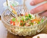 【くまもとの赤】タイ風香草エビサラダ作り方6写真