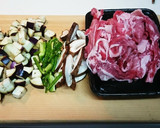 豚肩ロースと茄子とピーマンの和風蒸し炒め作り方1写真