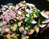 豚肩ロースと茄子とピーマンの和風蒸し炒め作り方3写真