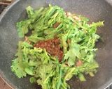 菊菜と豚バラ肉の辛味噌炒め作り方5写真
