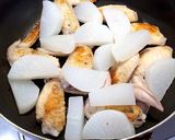 圧力鍋なしで作る手羽先と大根のてり煮♬作り方4写真