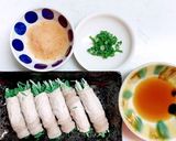 シリコンスチーマーで水菜の豚肉巻き蒸し★作り方2写真