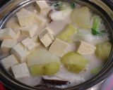 温まろう♪鮭・馬鈴薯・生椎茸・長葱の粕汁作り方6写真