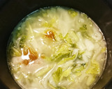 白菜と玉ねぎの生姜たっぷりスープ作り方4写真